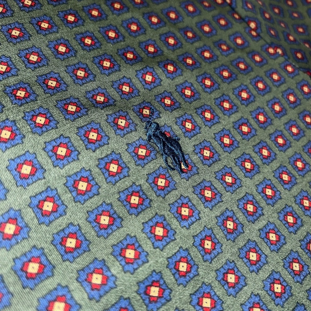 NWOT Polo Ralph Lauren Classic Fit All Over Geometric Print Preppy Old Money L - Picture 6 of 10